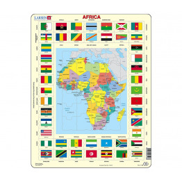 0.0158.1  Карта и флаги Африки KL3