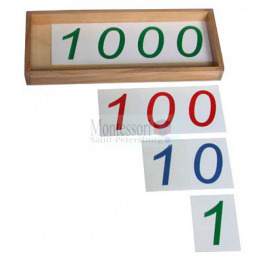 4.05 Карточки  для «Введения СИМВОЛОВ 1, 10, 100, 1000»