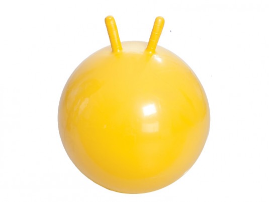 М-345  Мяч для занятий лечебной физкультурой (с рожками, с насосом, 45 см, жёлтый)