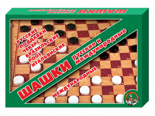 01068 Шашки и шашки русские большие